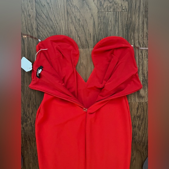 Nookie minx red womens gown size Large - Picture 4 of 11